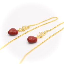 Julehjerter med zirkoner