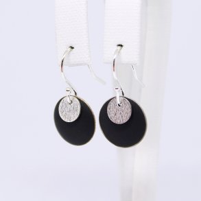 Mnter brstet slv/sort